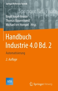 Cover image: Handbuch Industrie 4.0  Bd.2 2nd edition 9783662532478