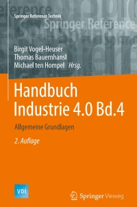 Imagen de portada: Handbuch Industrie 4.0 Bd.4 2nd edition 9783662532539
