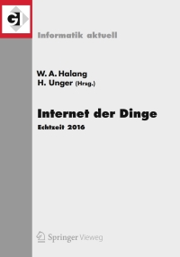 Cover image: Internet der Dinge 9783662534427