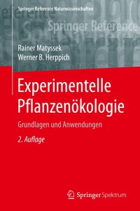 Omslagafbeelding: Experimentelle Pflanzenökologie 2nd edition 9783662534632