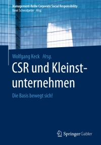 Immagine di copertina: CSR und Kleinstunternehmen 9783662536278