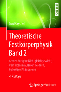 Cover image: Theoretische Festkörperphysik Band 2 4th edition 9783662537008