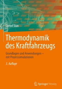 Cover image: Thermodynamik des Kraftfahrzeugs 3rd edition 9783662537213