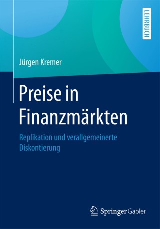 Cover image: Preise in Finanzmärkten 9783662537251