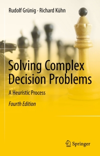 Cover image: Solving Complex Decision Problems 4th edition 9783662538135