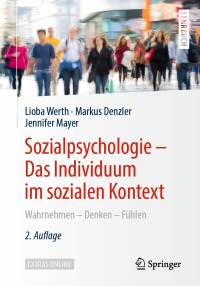 Cover image: Sozialpsychologie – Das Individuum im sozialen Kontext 2nd edition 9783662538968