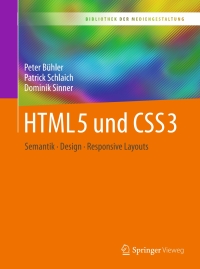 Cover image: HTML5 und CSS3 9783662539156