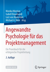 Omslagafbeelding: Angewandte Psychologie für das Projektmanagement 3rd edition 9783662539286