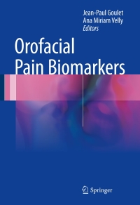 Titelbild: Orofacial Pain Biomarkers 9783662539927
