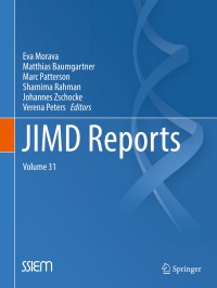 Cover image: JIMD Reports, Volume 31 9783662541180