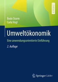 表紙画像: Umweltökonomik 2nd edition 9783662541265