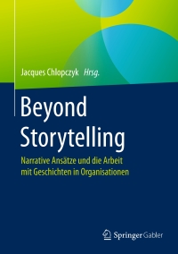 Cover image: Beyond Storytelling 9783662541562