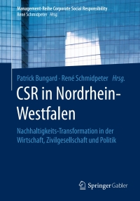 Cover image: CSR in Nordrhein-Westfalen 9783662541890