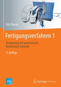 Cover image: Fertigungsverfahren 1 9th edition 9783662542064