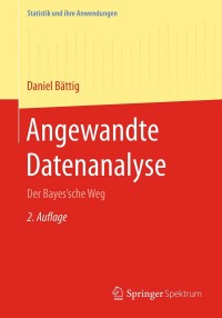 Cover image: Angewandte Datenanalyse 2nd edition 9783662542194