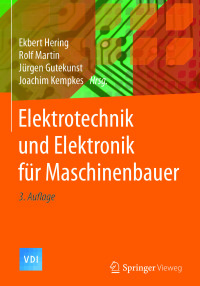 Cover image: Elektrotechnik und Elektronik für Maschinenbauer 3rd edition 9783662542958