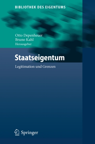 Imagen de portada: Staatseigentum 9783662543078