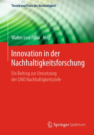 Imagen de portada: Innovation in der Nachhaltigkeitsforschung 9783662543580