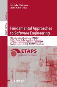 صورة الغلاف: Fundamental Approaches to Software Engineering 9783662544938