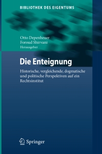 Cover image: Die Enteignung 9783662546895