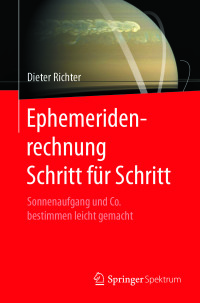 Cover image: Ephemeridenrechnung Schritt für Schritt 9783662547151