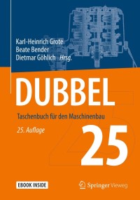 Cover image: Dubbel 25th edition 9783662548042
