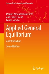 Cover image: Applied General Equilibrium 2nd edition 9783662548929