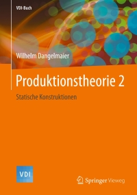 Cover image: Produktionstheorie 2 9783662549209