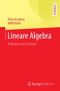 Cover image: Lineare Algebra 9783662549902