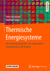 Cover image: Thermische Energiesysteme 9783662553343
