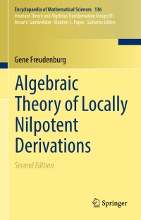 Cover image: Algebraic Theory of Locally Nilpotent Derivations 2nd edition 9783662553480