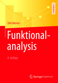 Cover image: Funktionalanalysis 8th edition 9783662554067