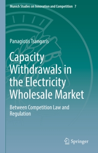 Cover image: Capacity Withdrawals in the Electricity Wholesale Market 9783662555125