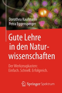 صورة الغلاف: Gute Lehre in den Naturwissenschaften 9783662555194