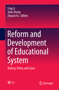 Cover image: Reform and Development of Educational System 9783662555248