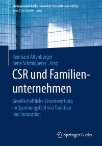 Imagen de portada: CSR und Familienunternehmen 9783662556177