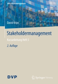 Titelbild: Stakeholdermanagement 2nd edition 9783662556337
