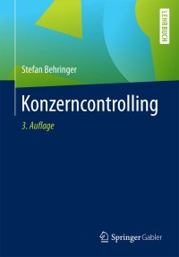 Cover image: Konzerncontrolling 3rd edition 9783662557778
