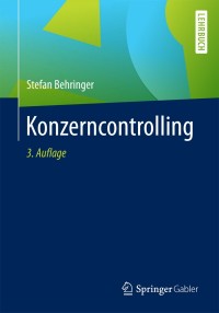 Titelbild: Konzerncontrolling 3rd edition 9783662557778