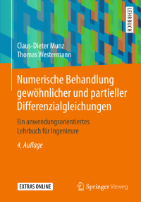 Cover image: Numerische Behandlung gewöhnlicher und partieller Differenzialgleichungen 4th edition 9783662558850