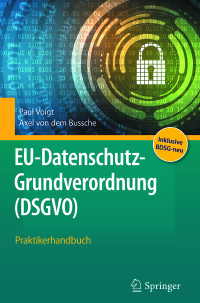 Imagen de portada: EU-Datenschutz-Grundverordnung (DSGVO) 9783662561867