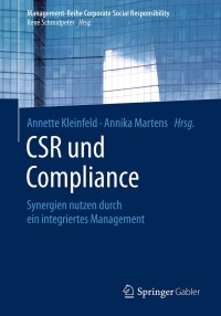 Cover image: CSR und Compliance 9783662562130