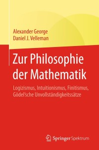 Titelbild: Zur Philosophie der Mathematik 9783662562369