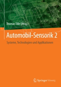 Cover image: Automobil-Sensorik 2 9783662563090