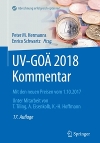 Immagine di copertina: UV-GOÄ 2018 Kommentar 17th edition 9783662564820