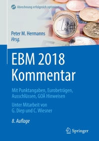 Imagen de portada: EBM 2018 Kommentar 8th edition 9783662564875