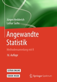 Cover image: Angewandte Statistik 16th edition 9783662566565