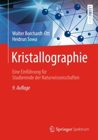表紙画像: Kristallographie 9th edition 9783662568156