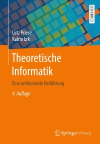 Imagen de portada: Theoretische Informatik 4th edition 9783662574089