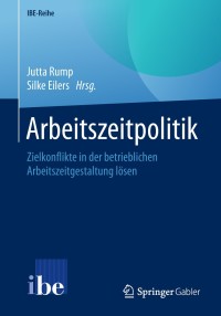 Cover image: Arbeitszeitpolitik 9783662574744